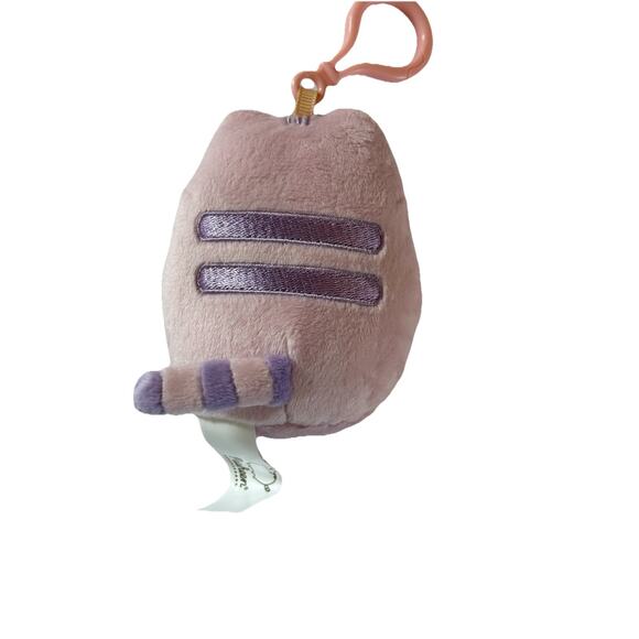 Set of 2 Pusheen Pink Mystery Plush Clip Stuffed Animals with Cookie/Ice Cream - Picture 8 of 10